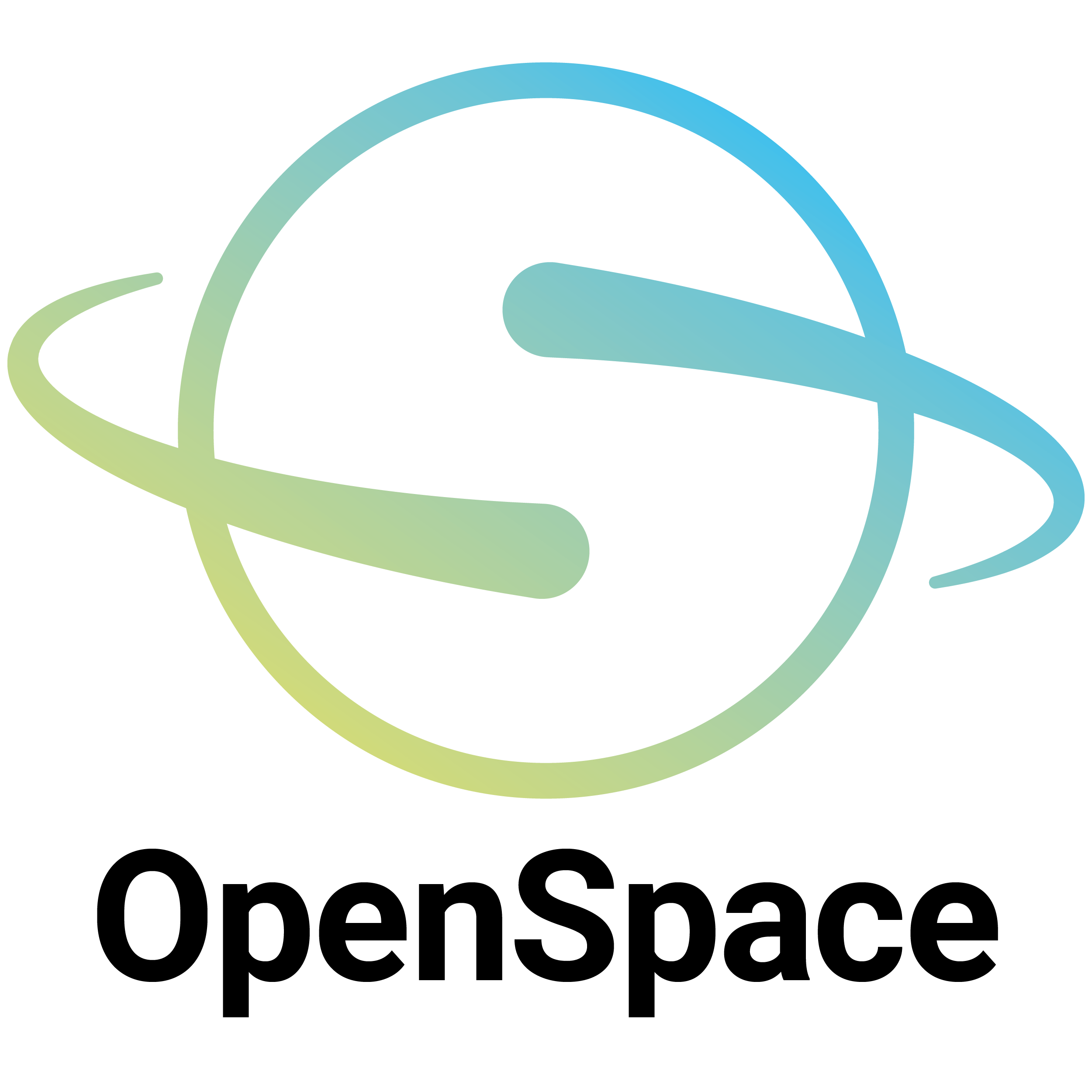 OpenSpace square logo, black