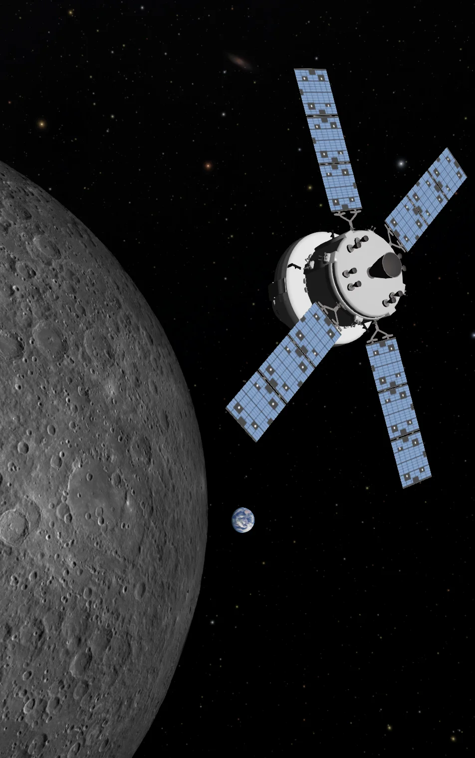 Artemis mission visualization in OpenSpace